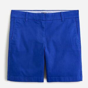 J. Crew 7 inch Chino Shorts in blue